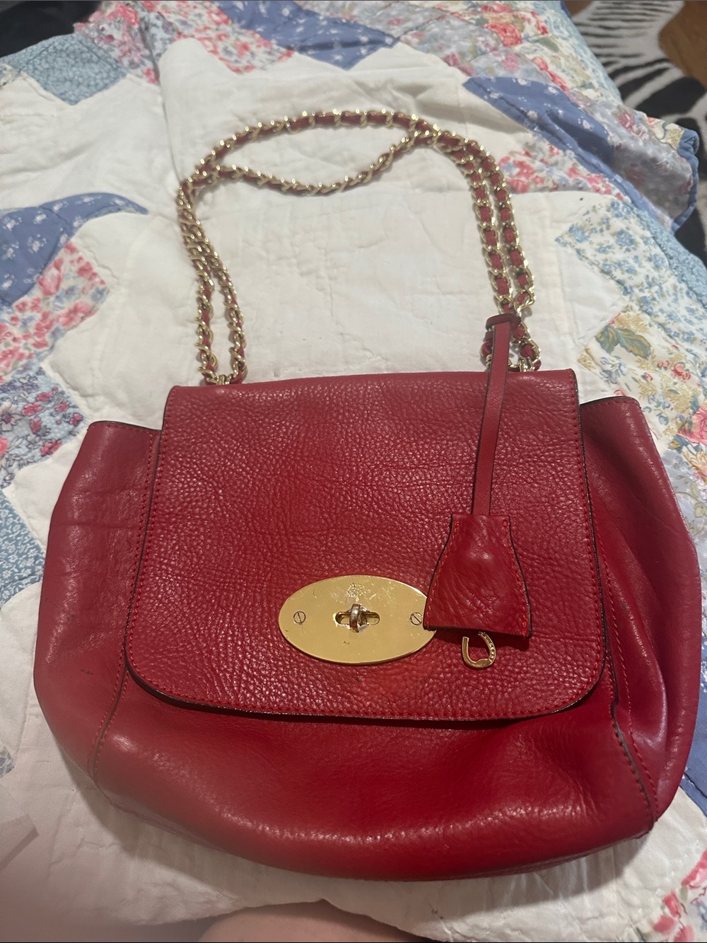 Mulberry Red Leather bag